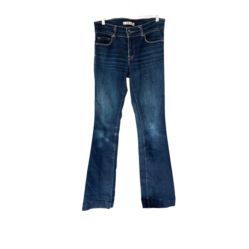 J Brand Dark Wash Slim Fit Mid Rise Hutton‎ Boot Leg Jean Size 27 Style 819C012